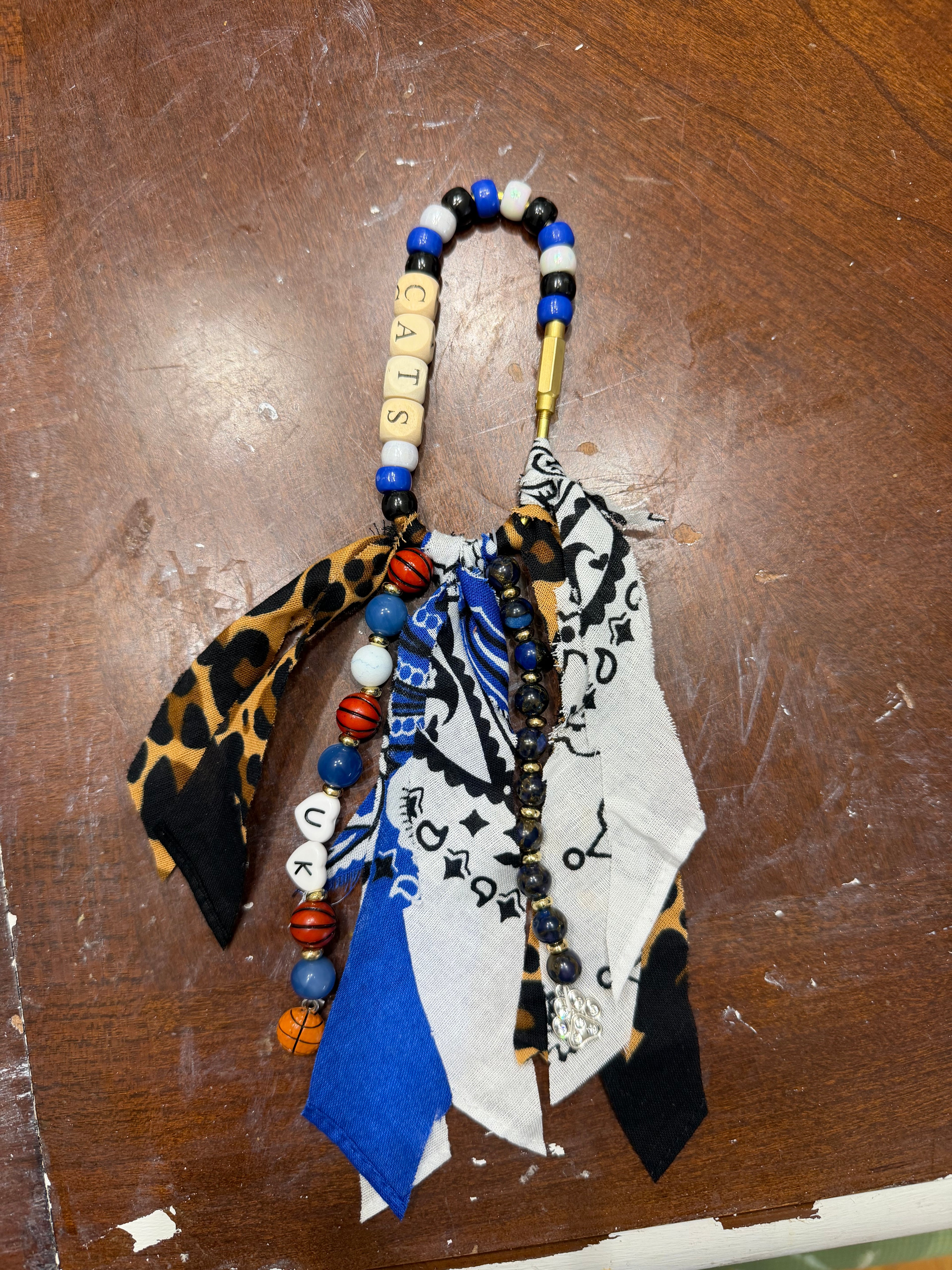 Blue & Blessed Bag Charm