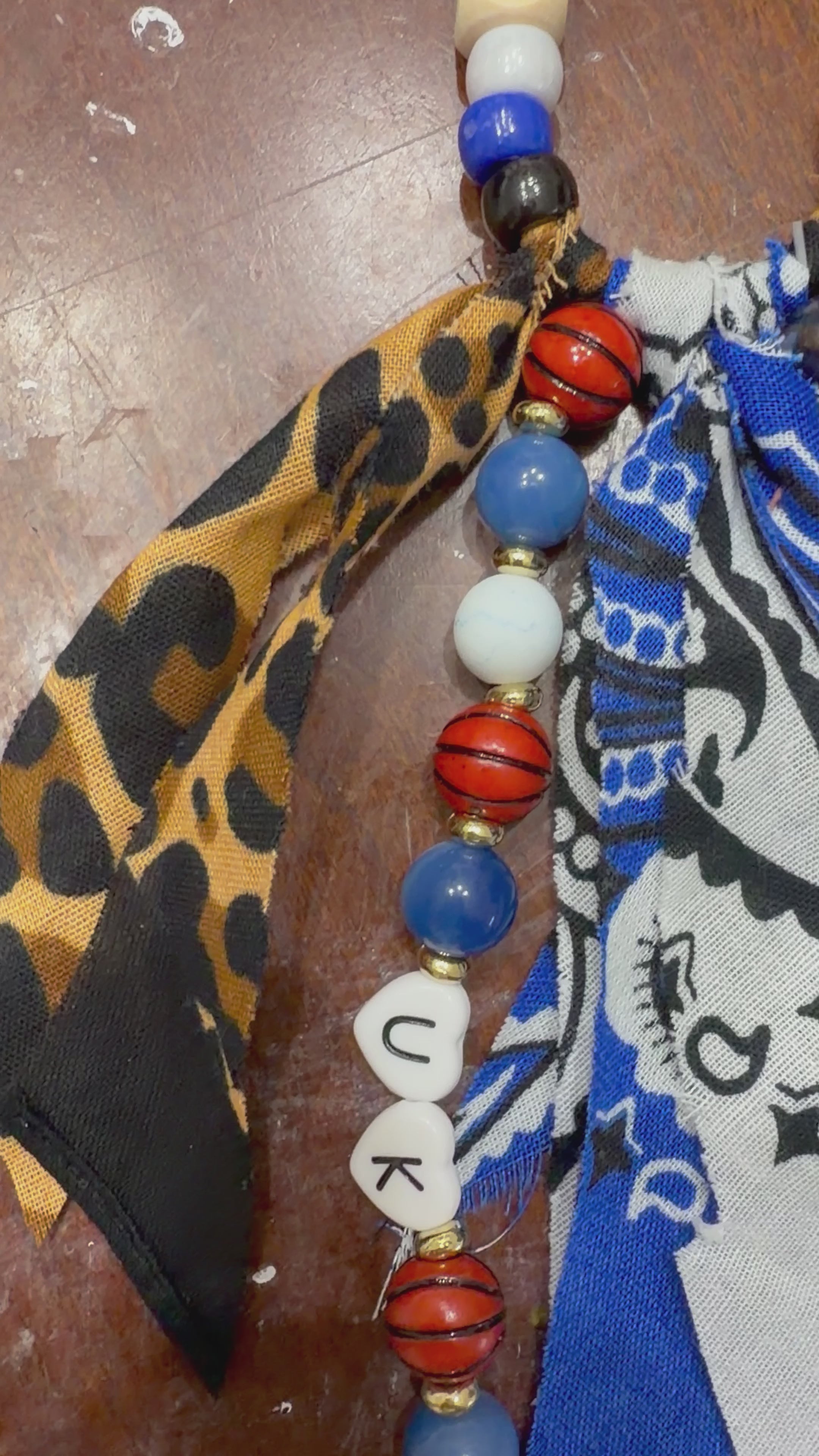 Blue & Blessed Bag Charm